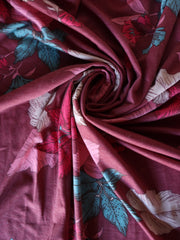 Load image into Gallery viewer, Estelle Floral on Mauve French Terry