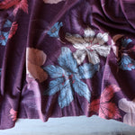 Load image into Gallery viewer, Estelle Floral on Violet French Terry
