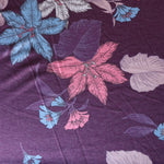 Load image into Gallery viewer, Estelle Floral on Violet French Terry
