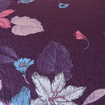 Load image into Gallery viewer, Estelle Floral on Violet French Terry
