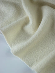 Load image into Gallery viewer, Cream Wool Boucle/French Terry Knit | By The Half Yard
