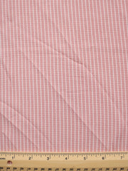 Load image into Gallery viewer, Peachy Pink &amp; Ivory Vertical Stripe Ghost Crepe