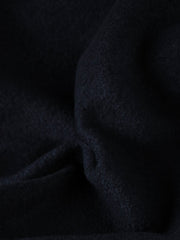 Load image into Gallery viewer, Darkest Navy Wool Boucle/French Terry Knit | By The Half Yard