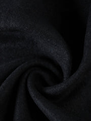 Load image into Gallery viewer, Black Wool Boucle/French Terry Knit | By The Half Yard