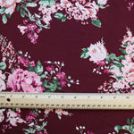 Load image into Gallery viewer, Nixon on Burgundy Double Brushed Poly
