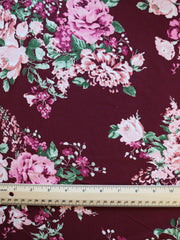 Load image into Gallery viewer, Nixon on Burgundy Double Brushed Poly
