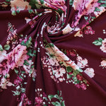 Load image into Gallery viewer, Nixon on Burgundy Double Brushed Poly
