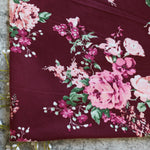 Load image into Gallery viewer, Nixon on Burgundy Double Brushed Poly
