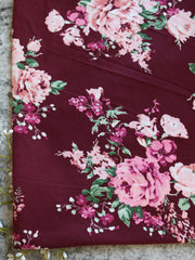 Load image into Gallery viewer, Nixon on Burgundy Double Brushed Poly
