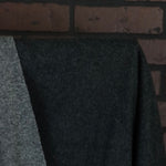 Load image into Gallery viewer, 2 Toned Charcoal &amp; Heather Gray Oslo Double Knit Wool | By The Half Yard
