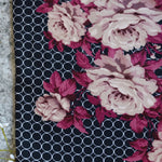 Load image into Gallery viewer, Taupe Floral Cleo Double Brushed Poly
