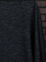 Load image into Gallery viewer, Heathered Black Bray Yarn Dyed Wool Knit | By The Half Yard