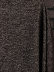 Load image into Gallery viewer, Heathered Hickory Brown Bray Yarn Dyed Wool Knit | By The Half Yard