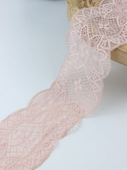 Load image into Gallery viewer, Peach Whip 3&quot; Wide Stretch Lace
