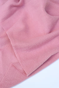 Rosey Mauve Versailles Brushed Hacci Sweater Knit