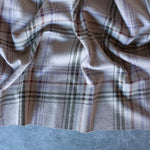 Load image into Gallery viewer, Oatmeal &amp; Olive Plaid Yarn Dyed Jacquard Knit
