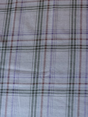 Load image into Gallery viewer, Oatmeal &amp; Olive Plaid Yarn Dyed Jacquard Knit
