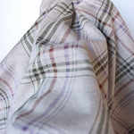 Load image into Gallery viewer, Oatmeal &amp; Olive Plaid Yarn Dyed Jacquard Knit
