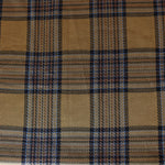 Load image into Gallery viewer, Mustard &amp; Umber Plaid Yarn Dyed Jacquard Knit
