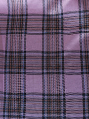 Load image into Gallery viewer, Haute Pink &amp; Umber Plaid Yarn Dyed Jacquard Knit
