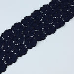 Load image into Gallery viewer, Navy 2.5&quot; Wide Stretch Lace

