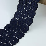Load image into Gallery viewer, Navy 2.5&quot; Wide Stretch Lace

