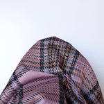 Load image into Gallery viewer, Haute Pink &amp; Umber Plaid Yarn Dyed Jacquard Knit
