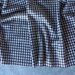 Load image into Gallery viewer, Black &amp; White Mini Check Plaid Yarn Dyed Jacquard Knit
