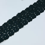 Load image into Gallery viewer, Dark Spruce 2.5&quot; Wide Stretch Lace
