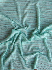 Load image into Gallery viewer, Tiffany Texture Stripe Hacci Sweater Knit W/ Lurex