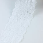 Load image into Gallery viewer, White 2.5&quot; Wide Stretch Lace
