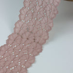 Load image into Gallery viewer, Mauve Mist 2.5&quot; Wide Stretch Lace
