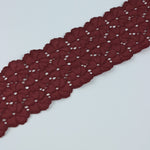 Load image into Gallery viewer, Marsala 2.5&quot; Wide Stretch Lace
