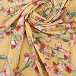 Load image into Gallery viewer, Willow on Yellow Yummy 8x3 Rib Knit
