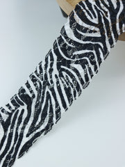 Load image into Gallery viewer, Zebra 2.75&quot; Wide Stretch Lace
