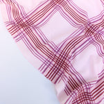 Load image into Gallery viewer, Pink/Mauve Plaid Yummy 2x1 Rib Knit

