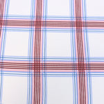 Load image into Gallery viewer, Denim/Burgundy Plaid Yummy 2x1 Rib Knit
