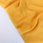 Load image into Gallery viewer, Mustard Brushed Waffle Sweater Knit
