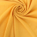 Load image into Gallery viewer, Mustard Brushed Waffle Sweater Knit
