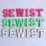 Load image into Gallery viewer, Chenille 'SEWIST' Iron-On
