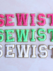 Load image into Gallery viewer, Chenille 'SEWIST' Iron-On
