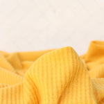 Load image into Gallery viewer, Mustard Brushed Waffle Sweater Knit
