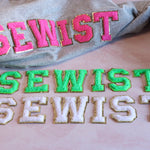 Load image into Gallery viewer, Chenille 'SEWIST' Iron-On
