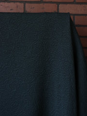 Load image into Gallery viewer, Petrol Vienna Rose Quilted Knit Wool | By The Half Yard