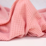 Load image into Gallery viewer, Dusty Pink Brushed Waffle Sweater Knit
