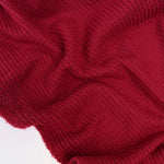 Load image into Gallery viewer, Burgundy Brushed Waffle Sweater Knit
