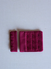 Load image into Gallery viewer, Wine Plush Back Satin Strap, Picot Elastic &amp; Closures
