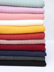 Load image into Gallery viewer, Dusty Pink Brushed Waffle Sweater Knit