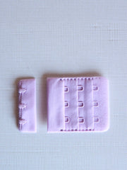 Load image into Gallery viewer, Lilac Plush Back Satin Strap, Scallop Elastic &amp; Closures
