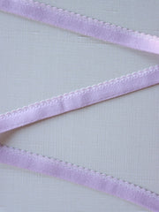 Load image into Gallery viewer, Lilac Plush Back Satin Strap, Scallop Elastic &amp; Closures
